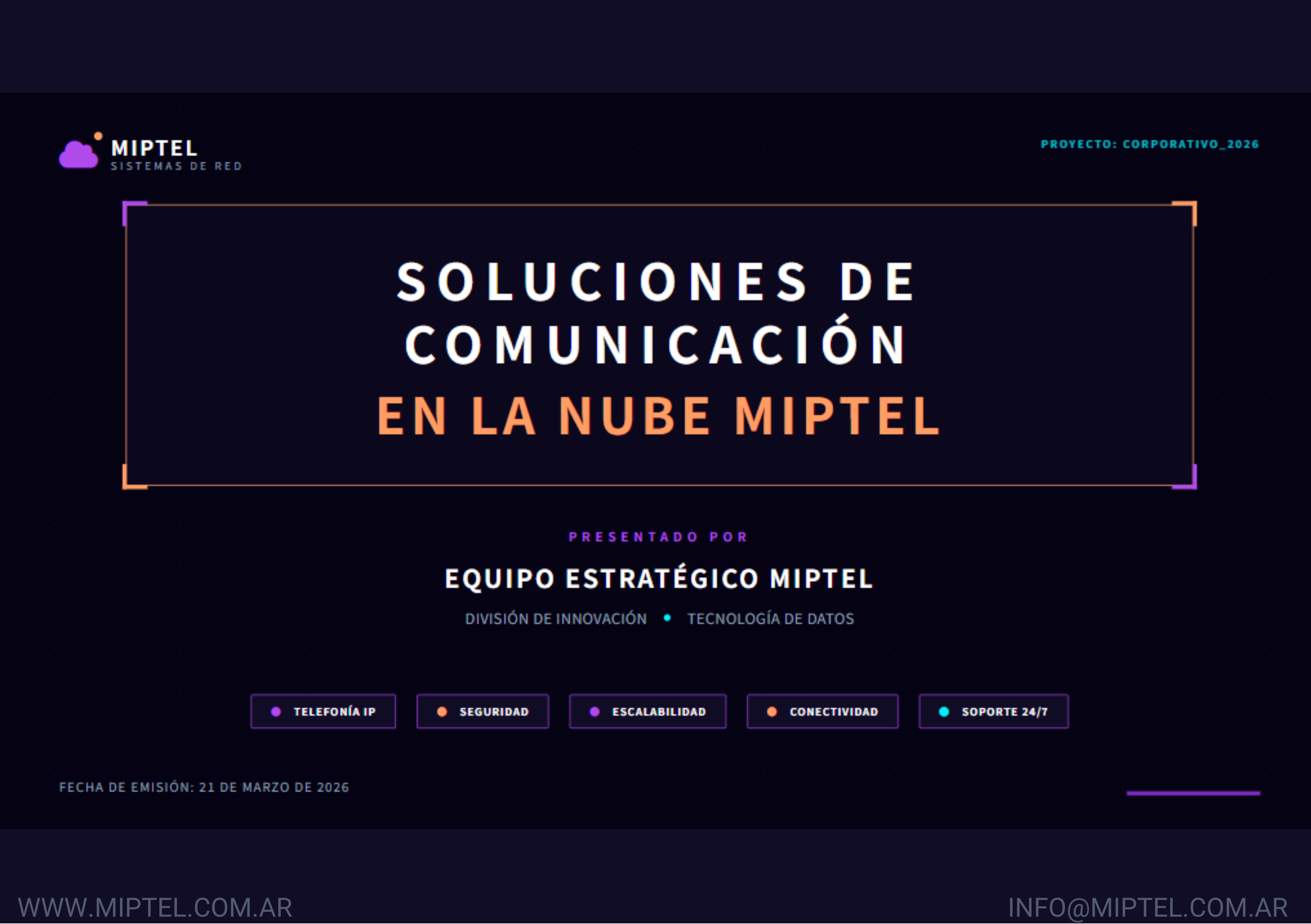 Presentación MIPTEL 1